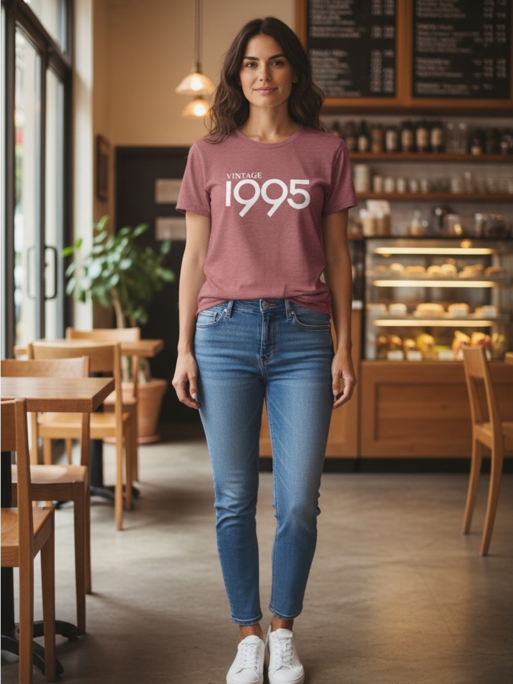 Classic 1995 Graphic Tee - short sleeve women